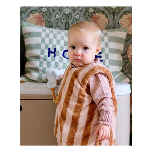Tante Reine - Mocha Latte Organic Cotton Footed Sleep Suit