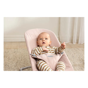 BabyBjörn - Dotted Knit Jersey Bliss Lounger | Pink