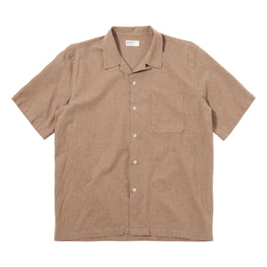 Universal Works - Chemise Road Sido Lin | Kahverengi