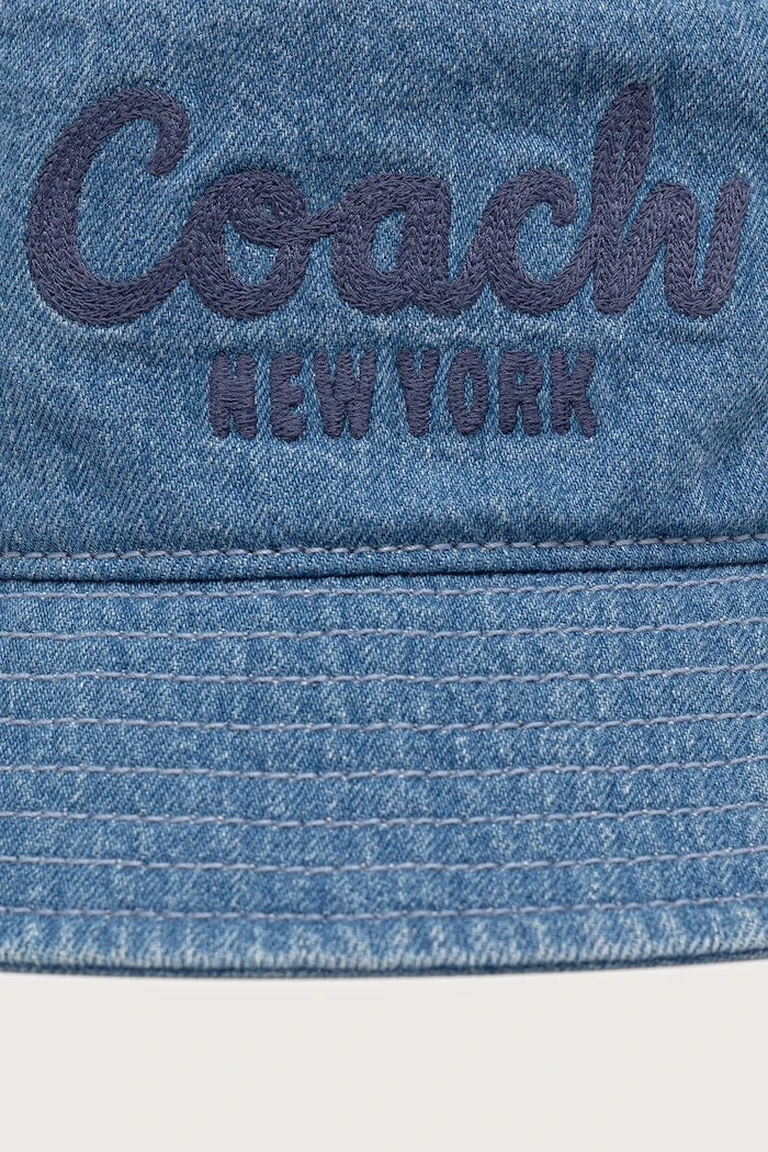 Coach denim kadın bucket şapka