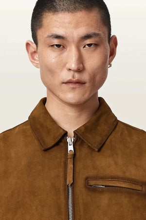 AllSaints Erkek Süet Mevsimlik Ceket ASHWOOD