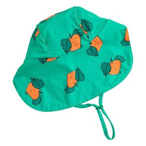 Bobo Choses - Orangefarbene Badekappe | Grün
