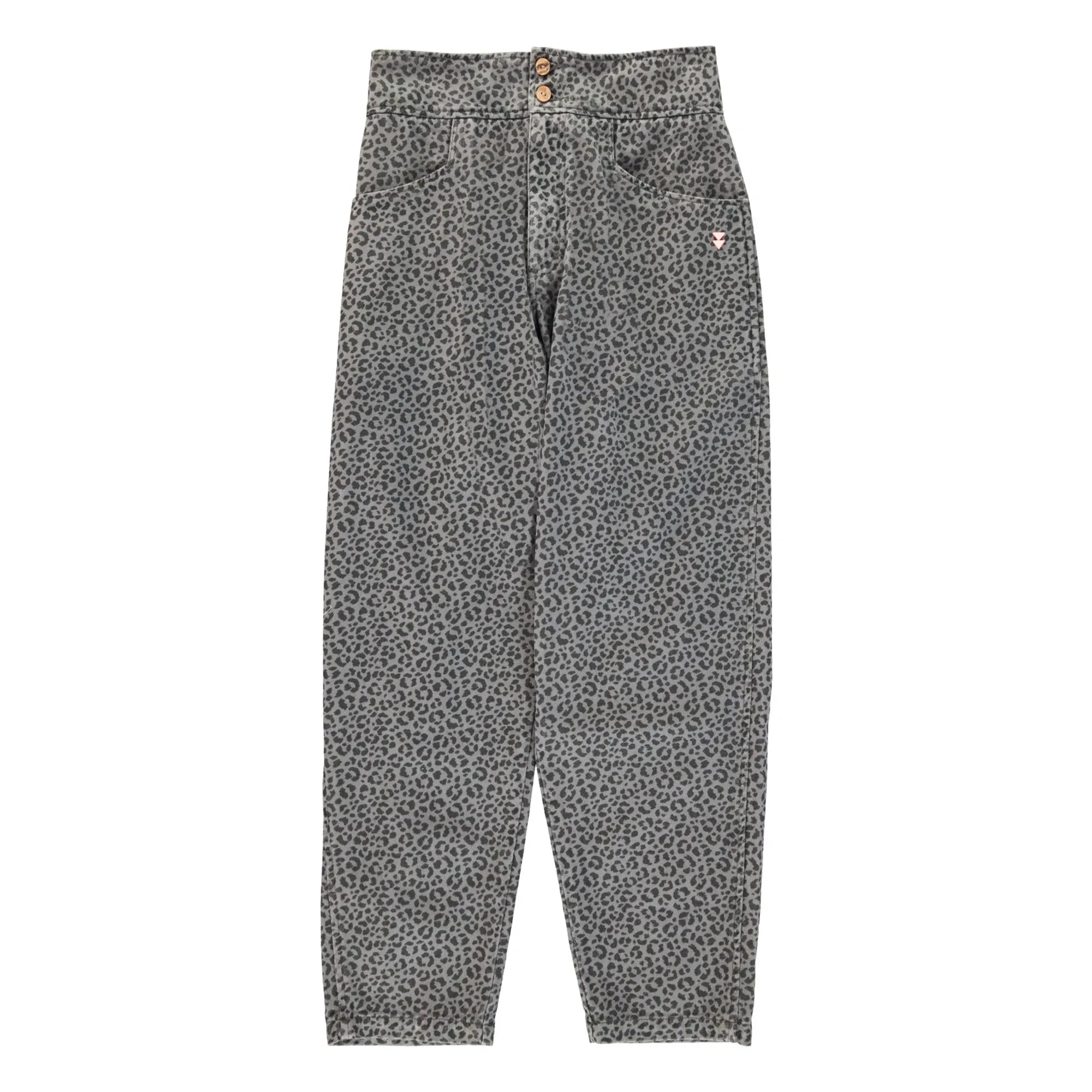 Sisters Department - Baumwoll-Leopardenhose | Grau