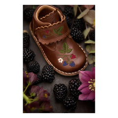 Petit Nord - Scallop Blackberries Scratch Boots - Uniqua Collection | Brown