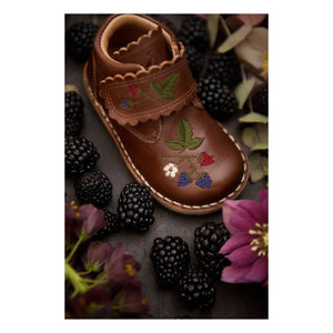 Petit Nord - Scallop Blackberries Scratch Boots - Uniqua Collection | Brown