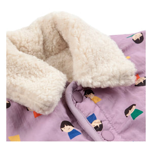Bobo Choses - Wende-Sherpa-Jacke Recycelte Faser | Lila