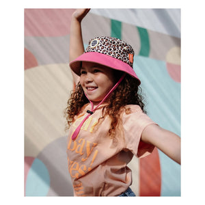 Hello Hossy - Bob Kordon verstellbar Leopard recycelte Fasern | Fuchsie
