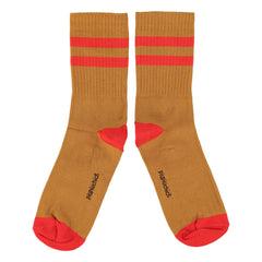 Piupiuchick - Gestreifte Socken | Camel