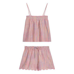 Louise Misha - Minala Organic Cotton Pajamas | Pink