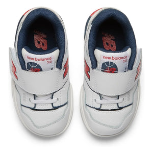 New Balance - Elastik Bağcıklı ve Cırt Cırtlı Sneakers 550 | Beyaz