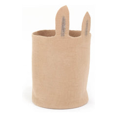 Muskhane - Hase Filz-Aufbewahrungskorb | Beige