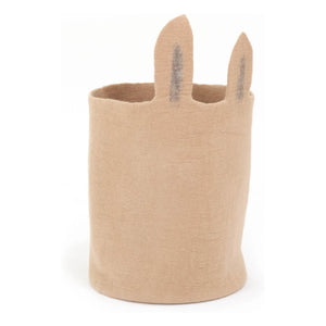 Muskhane - Hase Filz-Aufbewahrungskorb | Beige