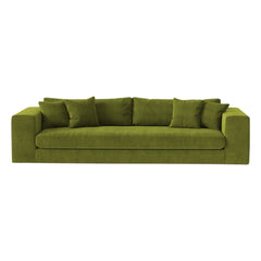 Panac Edition - Bellechasse 4-Seater Sofa, Velvet - 275 cm | Moss Green