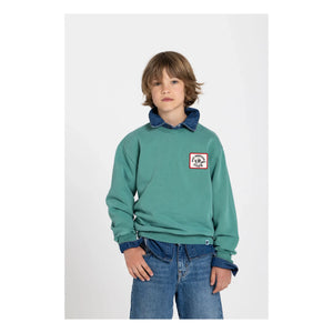 Hundred Pieces - Ryde Wheelers Sweatshirt aus Bio-Baumwolle | Smaragdgrün