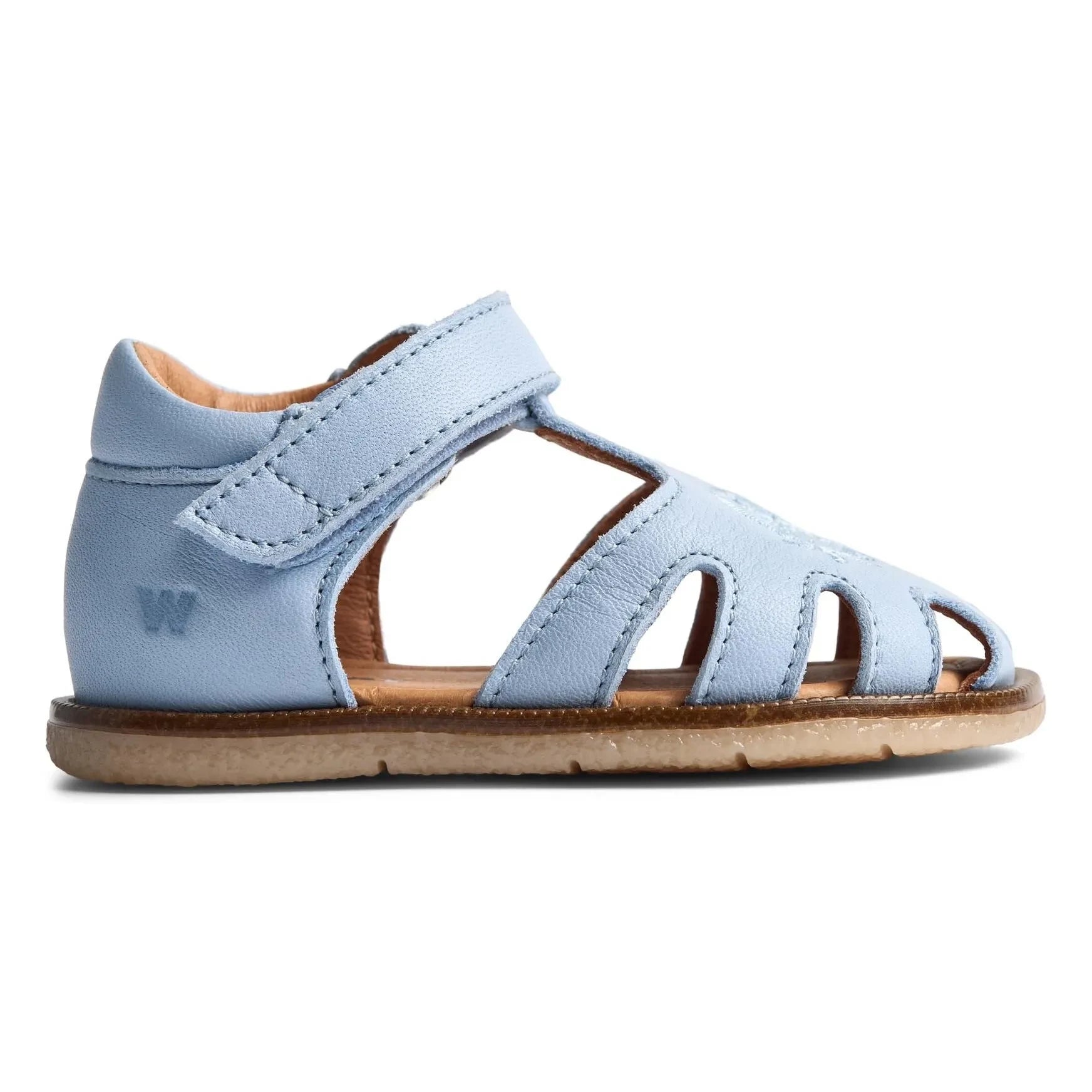 Wheat - Lowe Crab Deri Sandalet | Soluk mavi