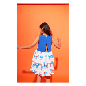 Wynken - Organic Cotton Knotted Dress | Ecru