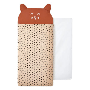 Les Petites Billes - Leopard Ganzjahresschlafsack | Terrakotta