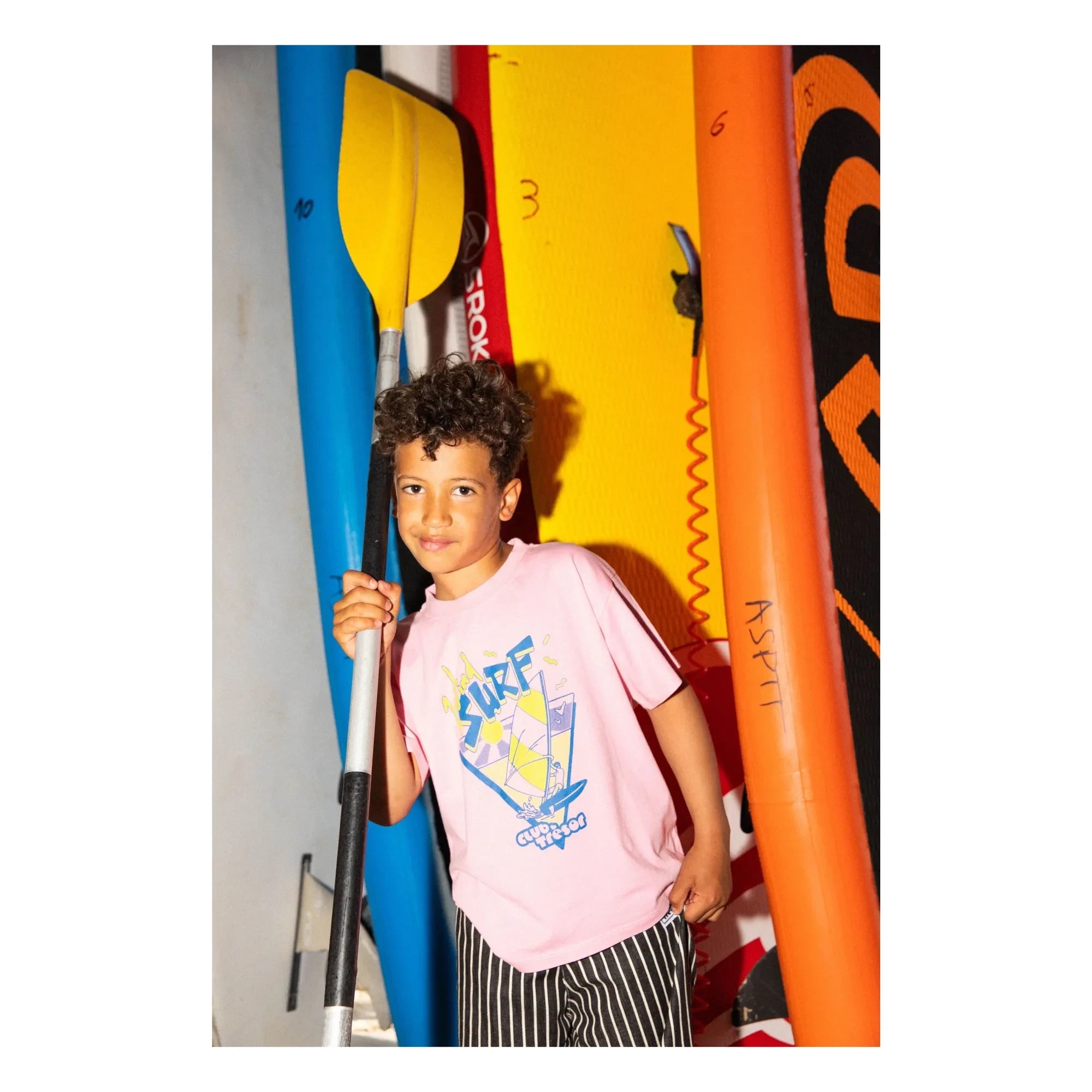 Club Trésor - Wind Surf Tişört | Pembe
