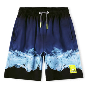Molo - Nilson Wave Badeshorts Recycelte Fasern | Marineblau