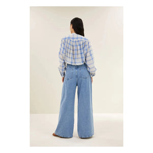 By Bar - Nyka Baumwollbluse | Blau