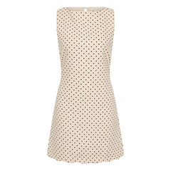 Faithfull the Brand - Iria Keten Puantiye Elbise | Krem