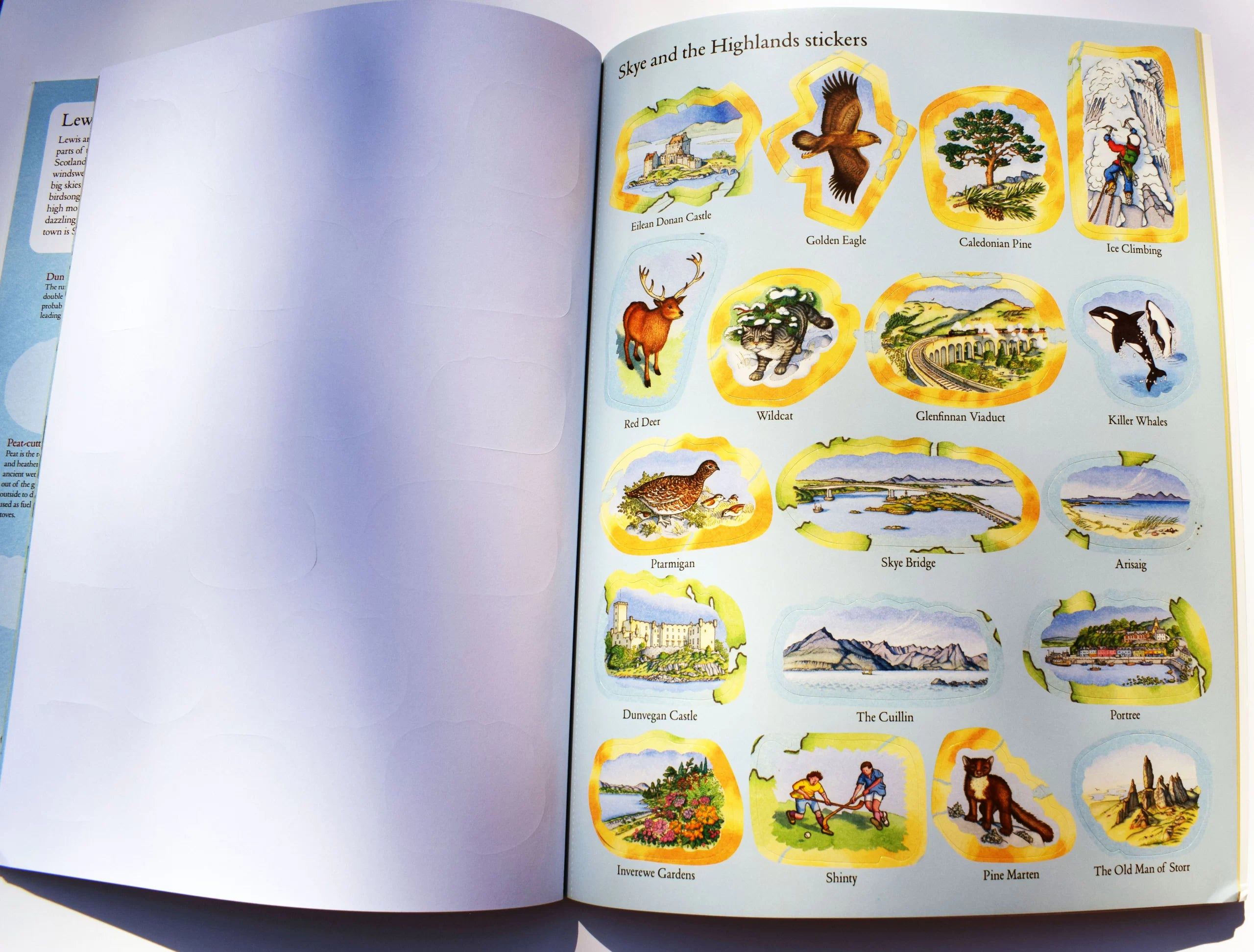 Birlinn - Sticker Atlas Of Scotland-Dinossi