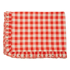 Emile et Ida - Bestickte Tischdecke | Rot