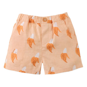 Gingersnaps - Thomas Banana Linen Shorts | Orange