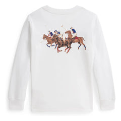 Ralph Lauren - Logo Uzun Kollu Tişört | Beyaz