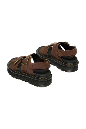 Dr. Martens platform kadın nubuk sandalet ZebZag Sandal