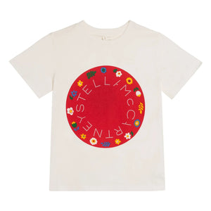 Stella McCartney Kids - Organik Pamuklu Tişört | Fildişi