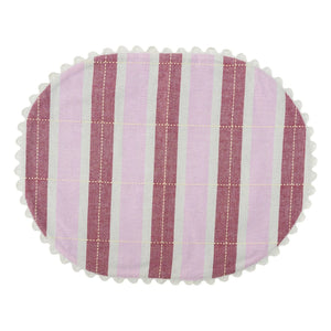 Tarta Gelatina - Organic Cotton American Table Runners - Set of 2 | Pink