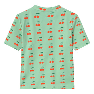 Tinycottons - Kirschbaum UV-Schutz Badeshirt | Grünwasser