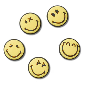 Crocs - 5er Jibbitz Smiley Set | Gelb