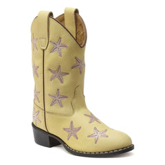 Bootstock - Santiags Starfish Deri | Soluk sarı