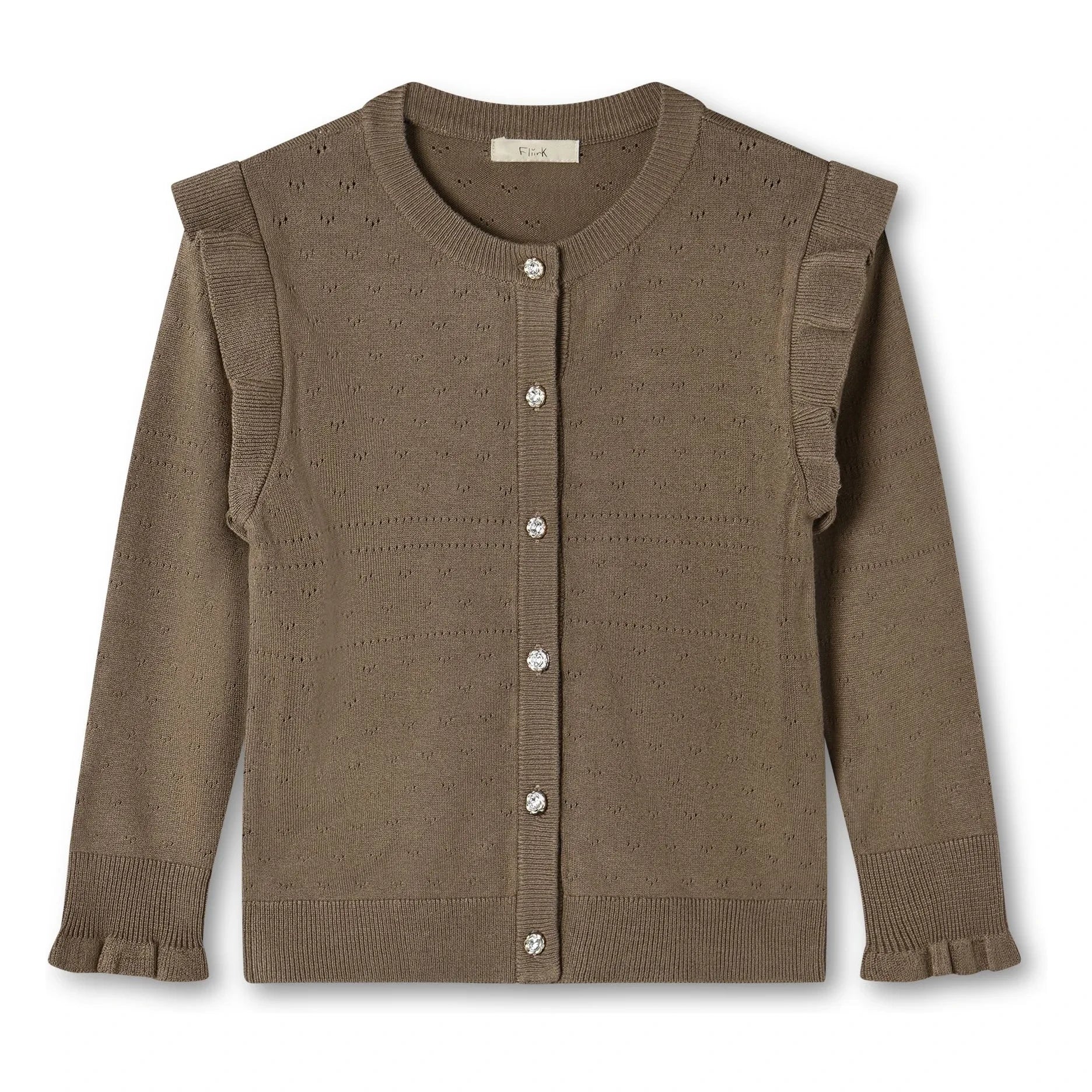 Fliink - Beige Fame Strickjacke