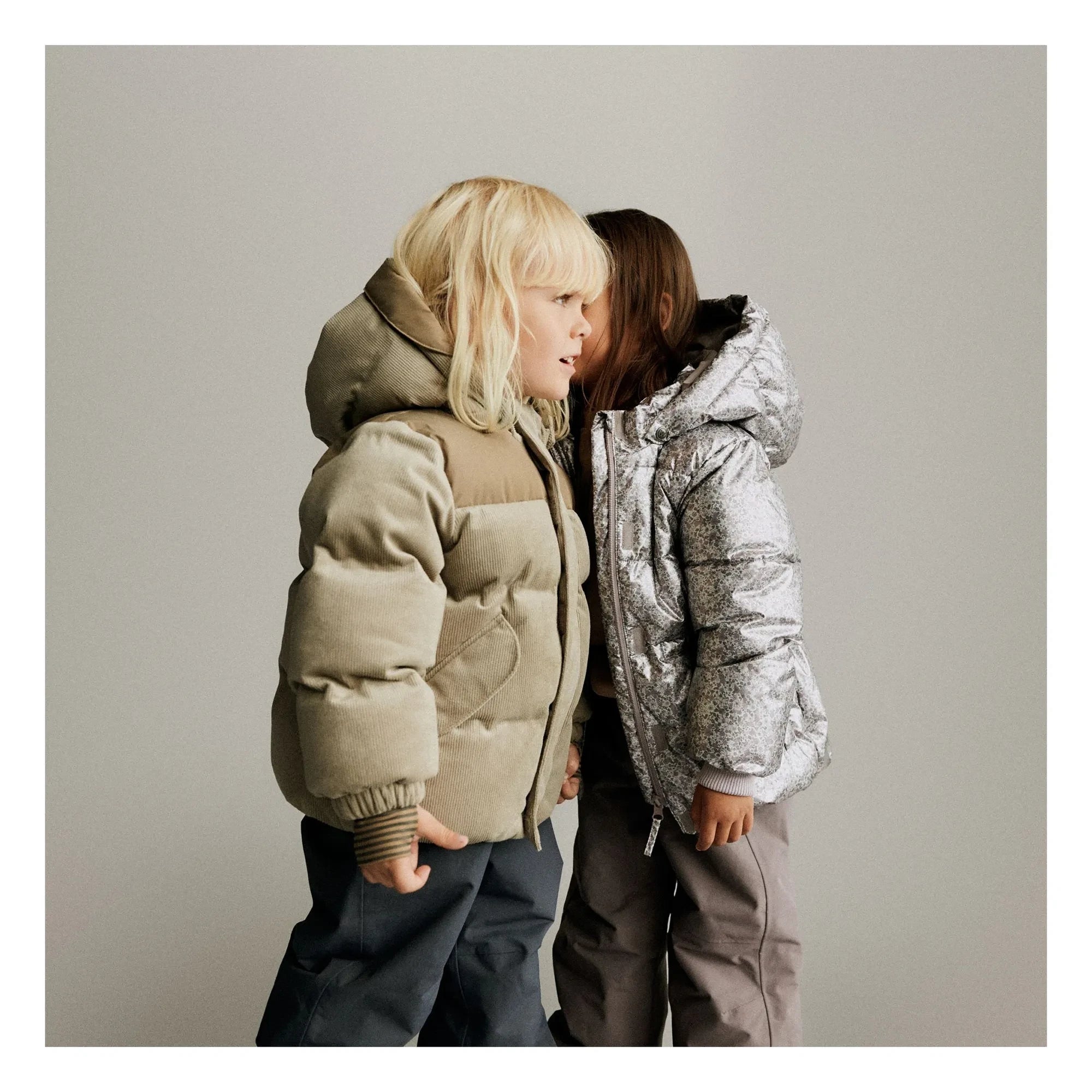 Wheat - Mads Recycled Fiber Puffer Jacket | Beige