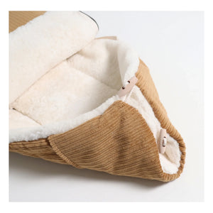 Kaiser - Filia Babynest aus Lammfell | Camel