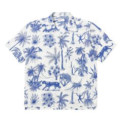 Universal Works - Chemise Camp Jungle Toile | Beyaz