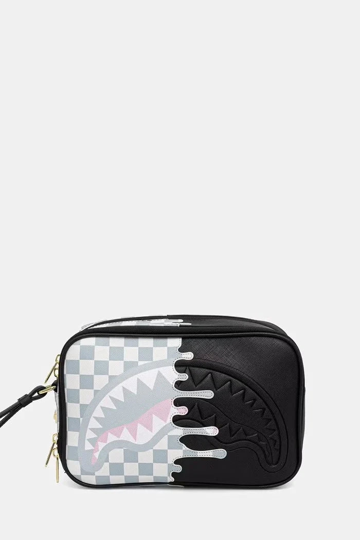 Sprayground suni deri kozmetik çantası