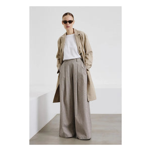 Pomandère - Cotton Gabardine Pants | Cream