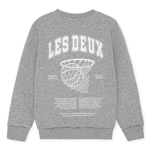 Les Deux - Organic Cotton Hoop Sweater | Gray