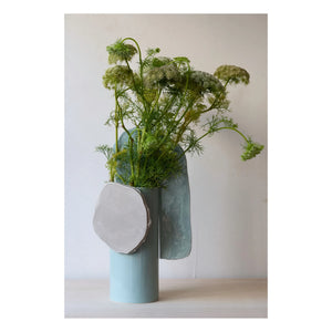 Vitra - Découpage Blatt Vase - Ronan & Erwan Bouroullec | Eisblau