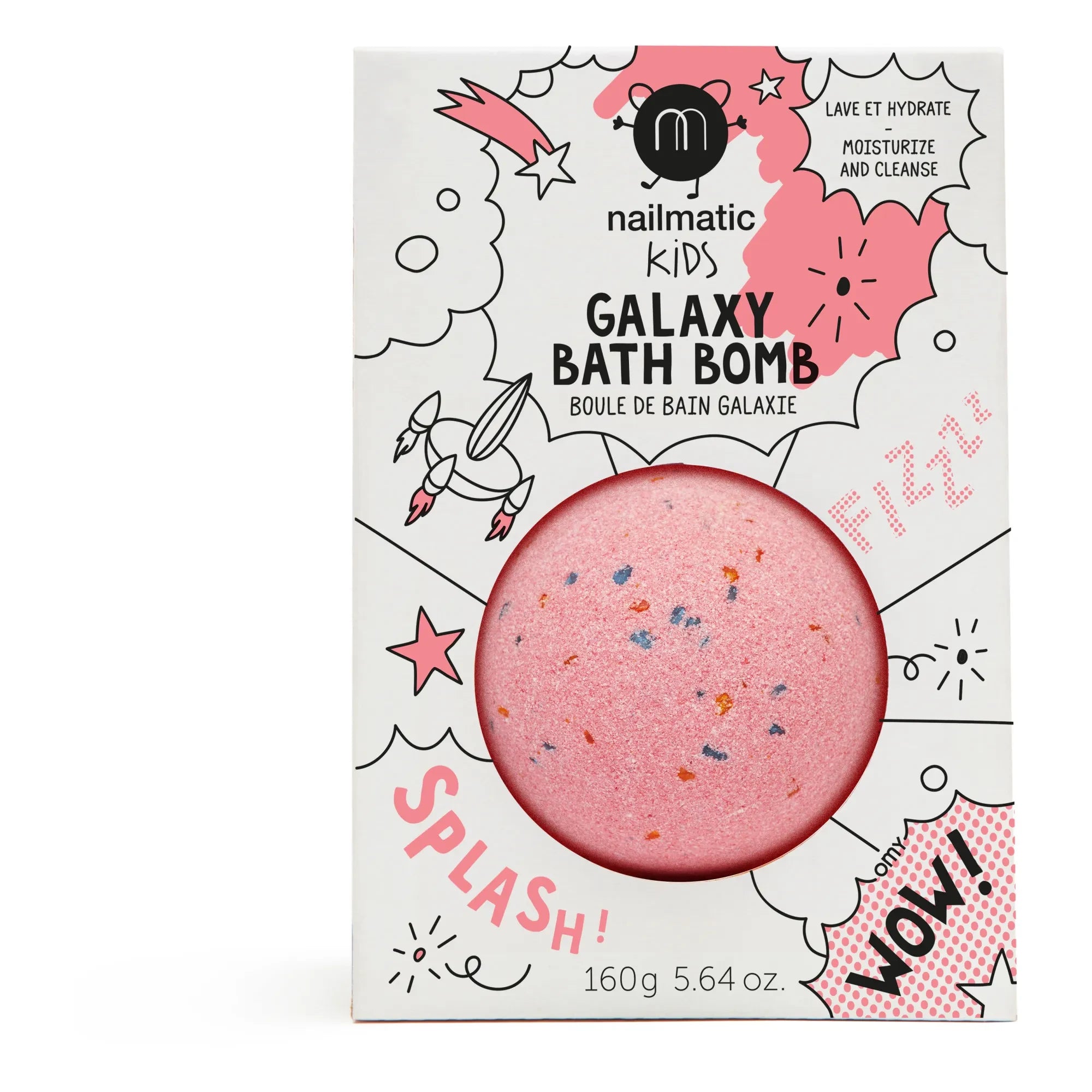 Nailmatic Kids - Red Planet Banyo Bombası - 160 g | Pembe