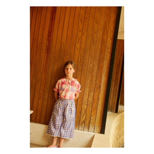 Hallo Simone – Carlina Carreaux Bluse | Rosa