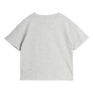 Mini Rodini - Organic Cotton Eye T-Shirt | Gray Melange