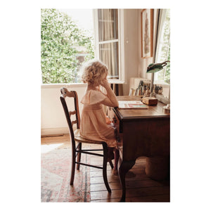 Emile et Ida - Broderie Anglaise Dress | Apricot
