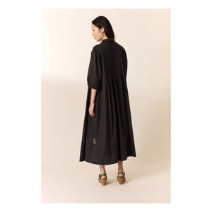Leon & Harper - Roca Kleid aus Bio-Baumwolle | Carbon