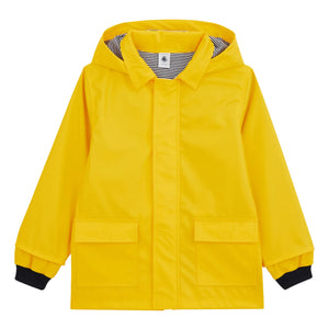 Petit Bateau - Organik pamuk astarlı yağmurluk | Sarı