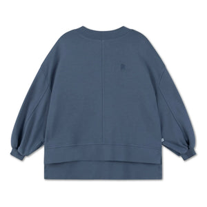 Repose AMS - Box-shaped Organic Cotton Sweatshirt | Charcoal Gray